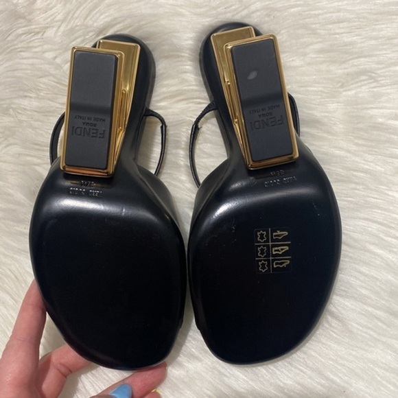 New Fendi First‎ F Heel sandal size 37.5EU - Picture 11 of 15